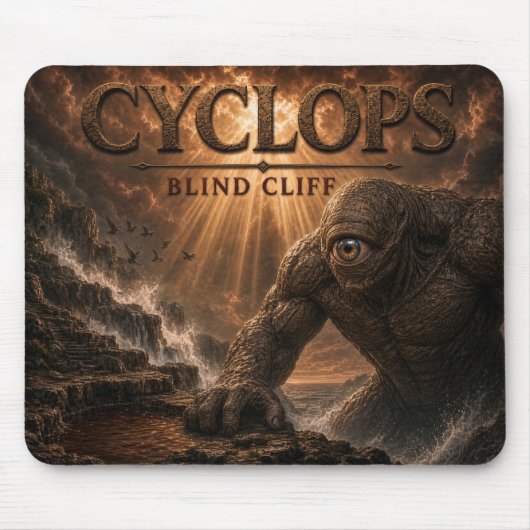 Cyclops Blinder Kliff Dark Realism Mousepad (Vorne)