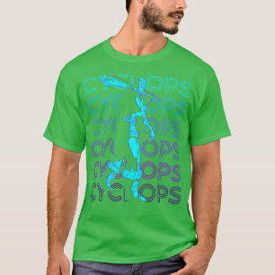 Cyclops Cyclopes Ancient Greek Mythology Retro Gif T-Shirt