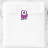 Cyclops Monster Quadratischer Aufkleber (Tasche)