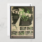 Cyclops Movie Poster Postkarte (Vorne/Hinten)