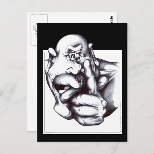 Cyclops Postkarte (Vorne/Hinten)