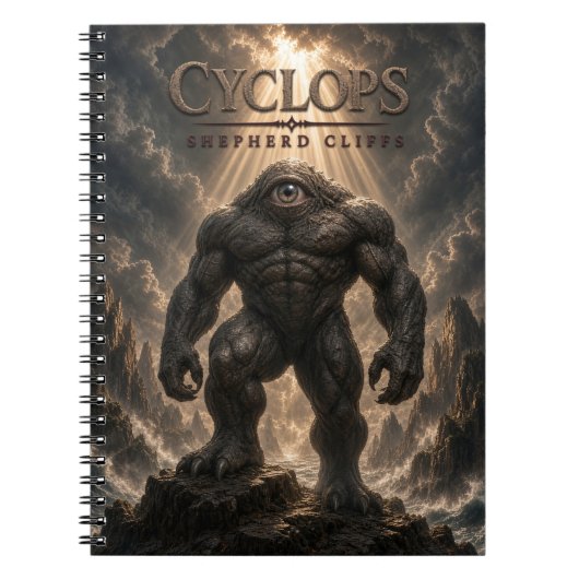 Cyclops Shepherd Cliffs Dark Cinema Notizblock (Vorderseite)