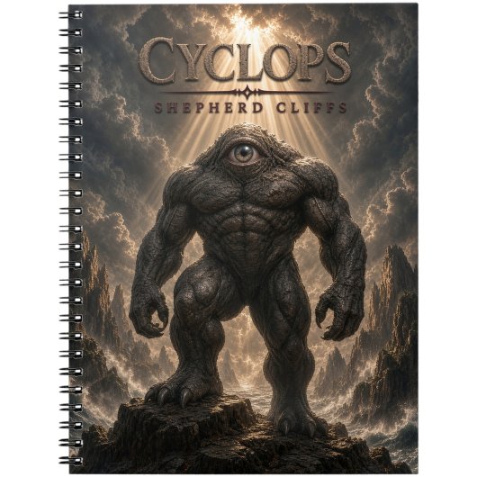 Cyclops Shepherd Cliffs Dark Cinema Notizblock
