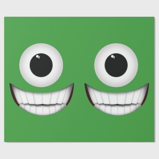 Cyclops Smile Wall Decoration Geschenkpapier (Flach)