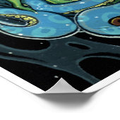 "Cycloptopus"-Kunstdruck - (surreales Button des P Poster (Ecke)