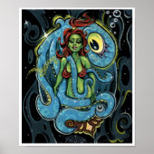 "Cycloptopus"-Kunstdruck - (surreales Button des P Poster (Vorne)