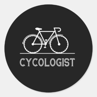 Cycologin Gift | Vertrau mir, ich bin Cykologe Men Runder Aufkleber