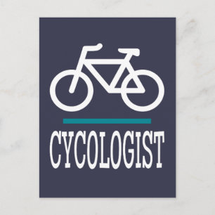 CYCOLOGIST Bike Bike Radfahren Funny Novelty Postkarte