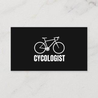 Cycologist Funny Bicycle Bike Gift Visitenkarte