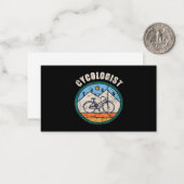 Cycologist Funny Bicycle Cycling Vintage Gift Mitteilungskarte (Vorderseite/Rückseite Beispiel)