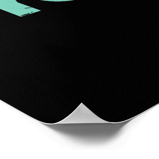 Cycologist Funny Cycling Poster (Ecke)