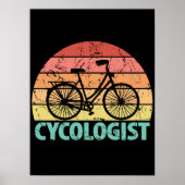 Cycologist Funny Cycling Poster (Vorne)