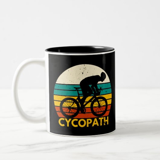 Cycopath/Cycling/Bicycle Zweifarbige Tasse (Links)