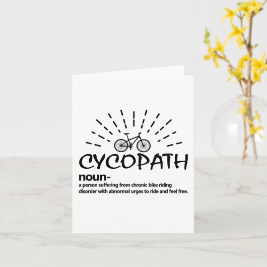 Cycopath Cyclist Karte (Gelbe Blume)