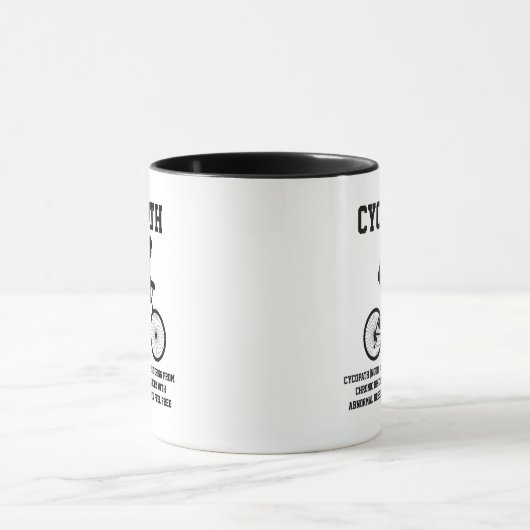 Cycopath Definition Fahrradfahren Tasse (Zentrum)