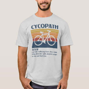 Cycopath Definition Retro Vintage Radfahren T-Shirt