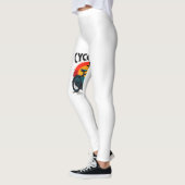 Cycopath: Elektrofahrrad mit Sonnenuntergang Grafi Leggings (Links)