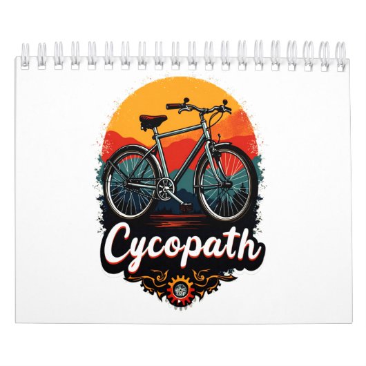 Cycopath: Elektrofahrrad und Sonnenuntergang Graph Kalender (Titelbild)