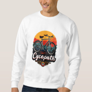 Cycopath: Elektrofahrrad und Sonnenuntergang Graph Sweatshirt