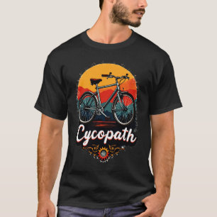 Cycopath: Elektrofahrrad und Sonnenuntergang Graph T-Shirt