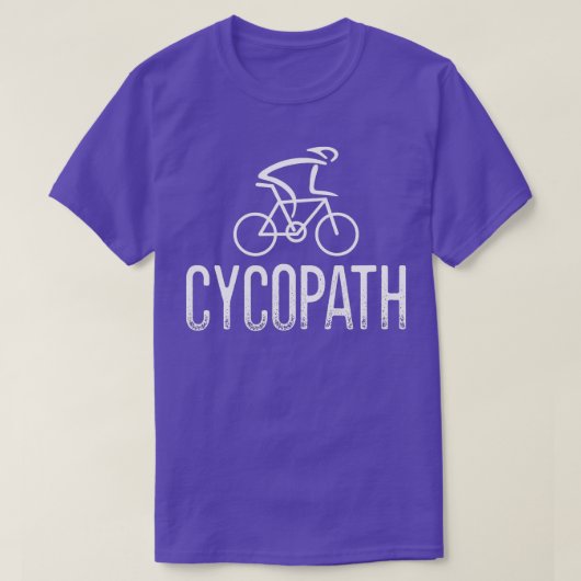 Cycopath Funny Bicycle Vintag Style T-Shirt (Design vorne)
