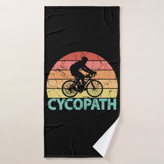 Cycopath Funny Cycling Badehandtuch (Badehandtuch)