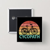 Cycopath Funny Cycling Bicycle Button (Vorne & Hinten)
