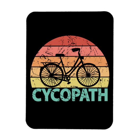 Cycopath Funny Cycling Bicycle Magnet (Vertikal)