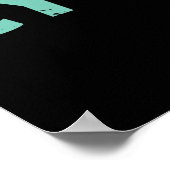 Cycopath Funny Cycling Bicycle Poster (Ecke)