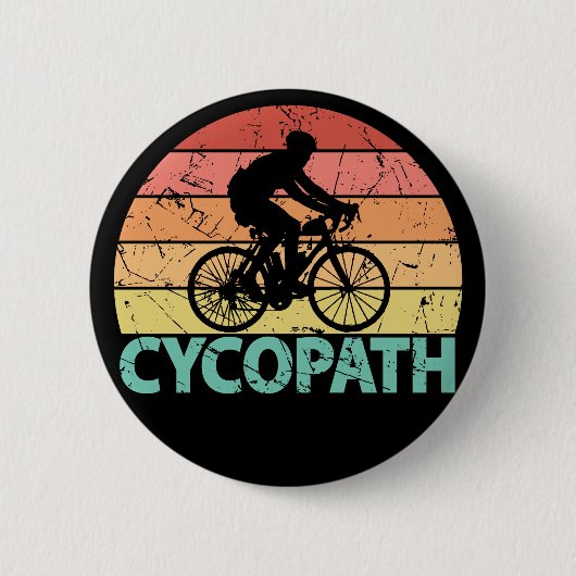 Cycopath Funny Cycling Button (Vorderseite)