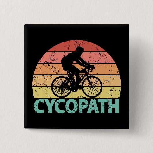 Cycopath Funny Cycling Button (Vorderseite)