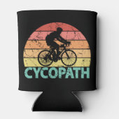 Cycopath Funny Cycling Cyclist Dosenkühler (Rückseite)