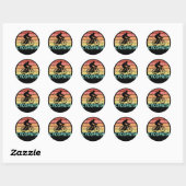 Cycopath Funny Cycling Cyclist Runder Aufkleber (Blatt)