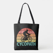 Cycopath Funny Cycling Cyclist Tasche (Rückseite)