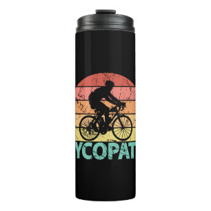 Cycopath Funny Cycling Cyclist Thermosbecher