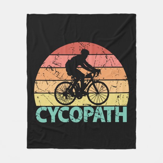Cycopath Funny Cycling Fleecedecke (Vorderseite)