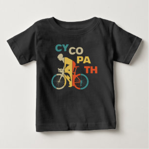 Cycopath Funny Cycling für Radfahrer und Biker Baby T-shirt