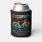 Cycopath Funny Cycling für Radfahrer und Biker Dosenkühler (Kanne Rückseite)