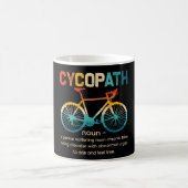 Cycopath Funny Cycling für Radfahrer und Biker Kaffeetasse (Mittel)