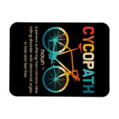 Cycopath Funny Cycling für Radfahrer und Biker Magnet (Horizontal)