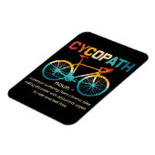 Cycopath Funny Cycling für Radfahrer und Biker Magnet (Linke Seite)