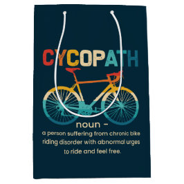 Cycopath Funny Cycling für Radfahrer und Biker Mittlere Geschenktüte
