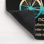 Cycopath Funny Cycling für Radfahrer und Biker Mousepad (Ecke)