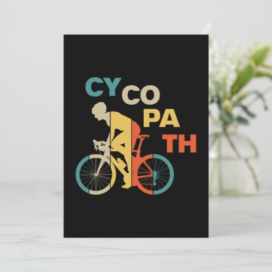 Cycopath Funny Cycling für Radfahrer und Biker Save The Date (Stehend Vorderseite)