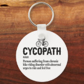 Cycopath Funny Cycling für Radfahrer und Biker Schlüsselanhänger (Vorderseite)