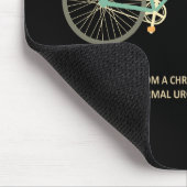 Cycopath Funny Cycling Geschenk für Radfahrer Mousepad (Ecke)