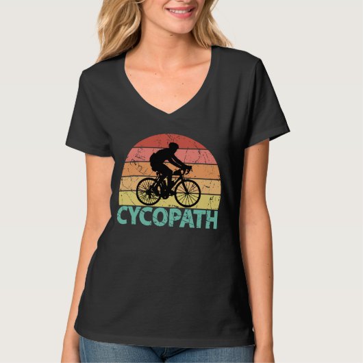 Cycopath Funny Cycling T-Shirt (Vorderseite)