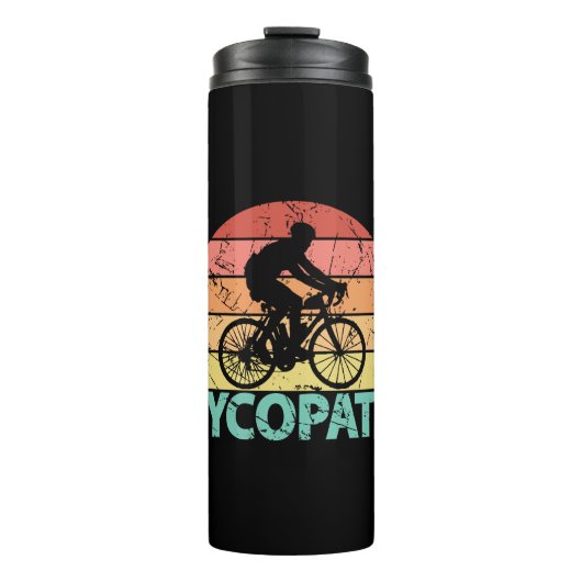 Cycopath Funny Cycling Thermosbecher (Vorderseite)