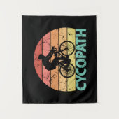 Cycopath Funny Cycling Wandteppich (Vorderseite)