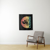 Cycopath Funny Cycling Wandteppich (Beispiel)